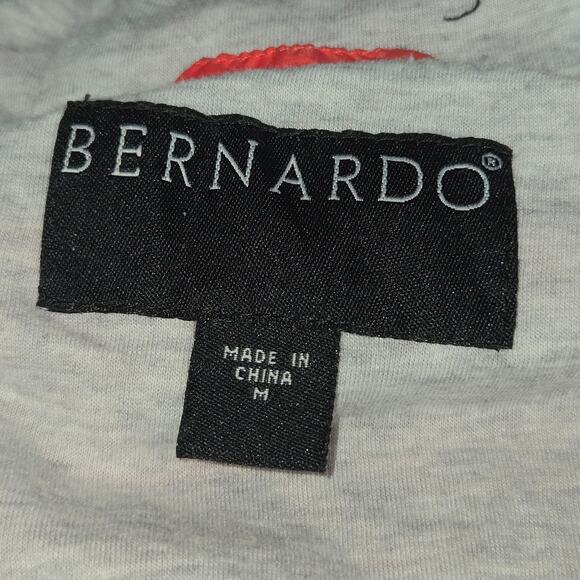 Bernardo Medium Full Face Zipper Hood Nylon Jacket Windbreaker Coral Outdoors - Picture 2 of 14